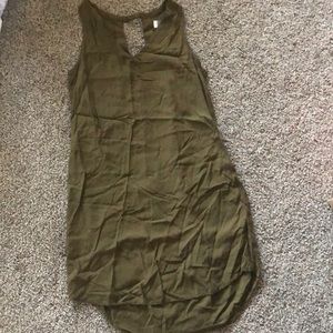 Olive green dress